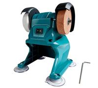 Mini Belt Sander Compatible with Makita 18V, 150w DIY Polishing Machine with Stable Base, Sanding Machine for Sharpening Polishing Rust Removal (NO Battery) (Blue)