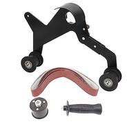 Mini Belt Sander DIY Sanding Machine Stainless Steel Tube Pipe Polisher Grinder Tool for Metal Polishing and Grinding (5/8in-11 American Thread)