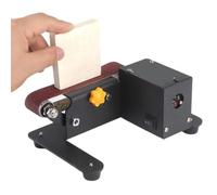 Mini Belt Sander, Electric Bench Grinder, 7 Speed Small Sharpener Polisher Machine for Woodworking, DIY, Metal Polishing