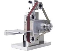 Mini Belt Sanding Machine, Electric Blade Sharpening Machine with Adapter, Polisher Kit, 7-Speed Polishing and Grinding Machine