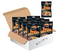 Mini Belters Bag 120g - Assorted Fruit Flavoured Chewy Sweets - Suitable for vegans and vegetarians - Tng (12 x Bags)