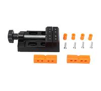 Mini Bench Clamp Flat Table Vice Opening Parallel Vise Drill Press for DIY Jewelry Walnut Nuclear Drilling Carving Watch Repair Tool