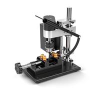 Mini Bench Drill, 200W Electric Column Drill Vertical Drills, 4000rpm 7 Speeds Mini Press Table Drill For Metal Direct Drilling, Wood, Height Adjustment 50mm