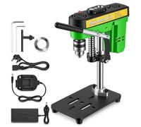 Mini Bench Drill Press,Small Benchtop Drill Press with 7-Speed Adjustable,High Precison Bench Machine UK Plug,for DIY Woodwork,Metal,Jewelry Craft,Low Noise