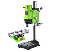 Mini Bench Drill Press with Vise and Slide Table - Rotary Tool Workstation for Bench Work and Repair - Ideal for DIY Projects and Precision Drilling