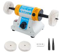 Mini Bench Polisher, 320W Adjustable Speed 800-10000RPM, Polishing Machine for Buffing, Grinding, and Smoothing - Ideal for DIY and Professional Use