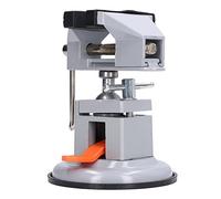 Mini Bench Vise, 360 Degree Universal Rotating Clamp with Suction Cup Base, Die Cast Aluminium Workbench Vise for Jewellery Making and DIY Repairs