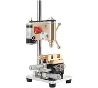 Mini Benchtop Drill Press with Slide, Variable Speed Precision Drilling Machine for Watch Repair Jewelry Making Crafts, Portable