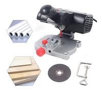 Mini Benchtop Miter Cut-Off, 90W Carbon Arrow Cutter Bench Saw for Cutting Brass Steel Wood Miniature Model Making 185 * 135 * 150mm