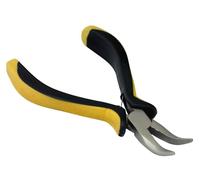 Mini Bent Long Nose Pliers with Sprung Non-Slip Handles | Precision Tool for Electronics, Jewellery Making and Crafts
