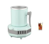Mini Beverage Cooling Cup, Portable Summer Cooler, Instant Cooling for Home Office, Double-Sided Heat Dissipation, Aluminum Cup Body, for Cola, Beer, Coffee, Juice(Blue)