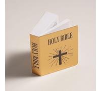Mini Bible Pocket Book 1/12 Dollhouse Miniature Book Bookshelf Bedroom Library Accessories, Dollhouse Furniture, Dolls and Accessories, Decorations