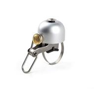 Mini Bicycle Bell with High Volume Perfect Addition to Any Road or Mountain Bike (Silver)