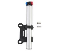 Mini Bike Pump Aluminum Alloy, Portable Hand Air Pump for Road and Mountain Bikes - Fast Inflation Technology, US and French Valve Compatible, Compact and Durable