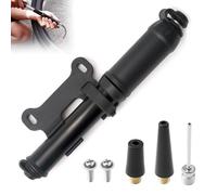 Mini Bike Pump Portable Mini Bicycle Tire Air Pump Fits Presta and Schrader High Pressure Super Fast Tyre Inflation Bicycle Tyre Pump for Road, Mountain and BMX Bikes
