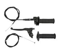 Mini Bike Throttle, 7/8in Throttle Clutch Handle Kit Throttle for Mini Bike Mini Bike Throttle Cable Black Matte Texture Clutch Kit for 125c