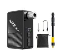 Mini Bike Tire Air Pump, Portable Tiny Digital Display Cycle Inflator with Auto Stop & LED Light, USB Rechargeable Pump for Bicycles