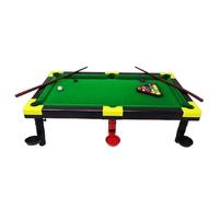 Mini Billiard and Snooker Game Tabletop for Indoor and Outdoor Play, Complete with Cues, 8 Balls Pool, and Racking Triangle for Kids and Adults