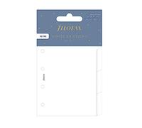 Mini Blank dividers 6 tabs - white