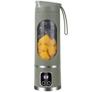 Mini Blender Portable, Multi-functional Juicer Cup, USB Charging, Built-in Battery, 450 ml Capacity, Silicone Handle, For Home and Travel Use