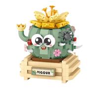 Mini Block Set - Safety Design Blocks for Children, Compact Educational Instruments | Planter Style Storage Type That Allows You to Enjoy Urban Building Motifs and Building Blocks That Look Like
