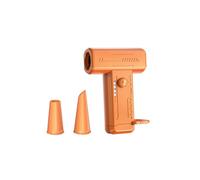 Mini Blower Turbo Fan, Cordless Blower, 130000RPM Compressed Air Duster With LED Light, Rechargeable 4000mAh Battery Jet Dry, Portable Jet Turbo Fan for Cleaning Car/Keyboard/PC/Home - Orange