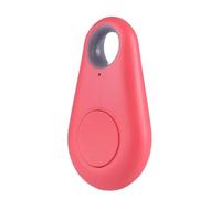 Mini Bluetooth Key Finder & GPS Tracker - Smart Anti-Lost Device for Keys, Wallets, Pets, Kids, Luggage, Car - Wireless Locator Tag with Free App for i-OS & Android (Pink)