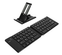 Mini Bluetooth Keyboard, AZERTY, Android, iOS, and Windows, with included stand