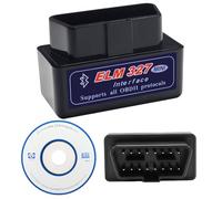 Mini Bluetooth OBD2 Code Reader, OBD II Diagnostic Scan Tool, OBD2 Scanner Car Engine Scanner for Android & Windows, Check Engine Code Reader with Fault Code Reader, V2.1