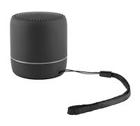Mini Bluetooth Speaker, Wireless Portable Speakers with LED Lights, Enhanced Bass, HIFI Noise Cancelling Microphone, 500mAh Battery, for Outdoor, Travel, Home (Black)