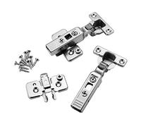 Mini Blum Full Overlay 26mm 90 deg. Clip-On Hinges, Pair by Blum