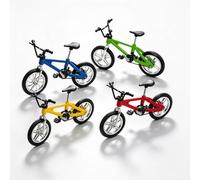 Mini BMX, Tech Deck Bike, Finger BMX Set, 4 Alloy Finger Toy Bikes