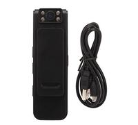 Mini Body Camera, 1080P HD Wearable Video Recorder 90 Degree Rotation Lens Portable Back Clip Magnetic Absorption Bodycam for Law Enforcement Meeting