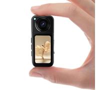 Mini Body Camera 2.7K Video,Lens° Rotation 180 Police Body Camera,Body Worn Cam,Premium Portable,Wearable Patrol Video Recording Camcorder for Security,Work Records,Guard,With Magnetic Neck Strap