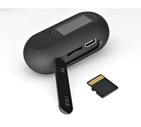 Mini Body Camera with 32GB, Thumb Size Mini Body Cam, Wearable Body Cameras with Audio and Video Recording, Hands-Free POV Portable Vlogging Camcorder for Walking, Fishing, Travel(Black)