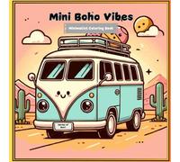 Mini Boho Vibes: Minimalist Coloring Book