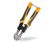 Mini Bolt Cutter 210mm/8 inch Heavy Duty Wire Cutters CR-V Metal Cutter Spring Snips Clippers with Ergonomic Anti-Slip Handle Strong Bolt Cropper to Cut Wires Cable Chain Fence Small Padlock