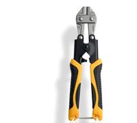 Mini Bolt Cutter 8-Inch Heavy Duty, Spring-Loaded Wire Cutters with Soft Anti-Slip Grip, Safety Lock Small Bolt Cutters for Steel Wire, Nails, Chains and Cables