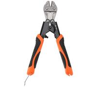 Mini Bolt Cutter Spring Loaded Wire Cutter 8 Inch Steel Anti Slip Handle Portable Wire Cable Cutter for Electrician Engineers Tool Bag