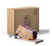 Mini Boneless Serrano Ham Gift Set with Stand | 1 kg Gran Reserva | 15-Month Cured & Award-Winning Jamon | 100% Natural, No Additives