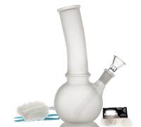 Mini Bong Glass Bong, Oil Rig Bongs with 14.5mm Recycling Tornado Filter Glass Water Bongs hookahs (8.2"Glowing Bongs)
