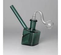 Mini Bong Glass Pipe Glass Bong Small Bong water bong Dab Rig Glass Rig Dab Bong Glass Smoking Pipe Glass Oil Pipe Glass Oil Burner Water Pipe Smoking（Nicotine Free）