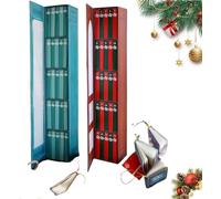 Mini Book Advent Calendar 2025, Books Lovers Gifts Advent Calendar with 24 Book Gift, Gifts Calendar, Christmas Countdown Calendar for Books Lovers, Holiday Decorations (2pcs Red+Blue)