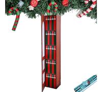 Mini Book Advent Calendar - 2025 Christmas Advent Calendar with 24 Literary Ornaments, Holiday Gifts for Lovers, Cute Christmas Decorations, Mini Family Book Ornament Advent Calendar (1 Red)