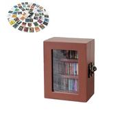 Mini Book Advent Calendar 2025, MiniBook Lovers Gifts Calendar With 24 Book Gift, Christmas Books Countdown Calendar For Books Lovers, Holiday Decorations (Small Brown)