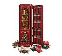 Mini Book Advent Calendar, 25 Tiny Book Ornaments Christmas Countdown，#f | 25 Handcrafted Classic Mini Books, Literary Holiday Tree Decor for Readers, Librarians & Collectors, Gift Set