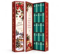 Mini Book Advent Calendar, 25 Tiny Book Ornaments Christmas Countdown，#g | 25 Handcrafted Classic Mini Books, Literary Holiday Tree Decor for Readers, Librarians & Collectors, Gift Set