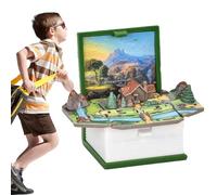 Mini Book Keychain - Kids Backpack Fidget, Toy 3d Popup, Design Small Fun, Accessory Gift Idea, Boys Girls Women Men| Daily Charm for Bags Zippers School Travel Use Relief Entertainment