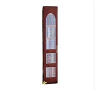 Mini Book Ornament Advent Calendar 2025, 24 Books Gift - Literature Lovers Christmas Countdown Calendar, Miniature Library Bookshelf Decor, Book Advent Calendar for Home/Office (Red)