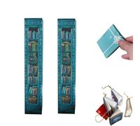 Mini Book Ornament Advent Calendar 2025 Book Lover Advent Calendars with 24 book gift, 2025 for Women, Christmas Books Countdown Calendar for Books Lovers, Holiday Decorations(Blue*2)